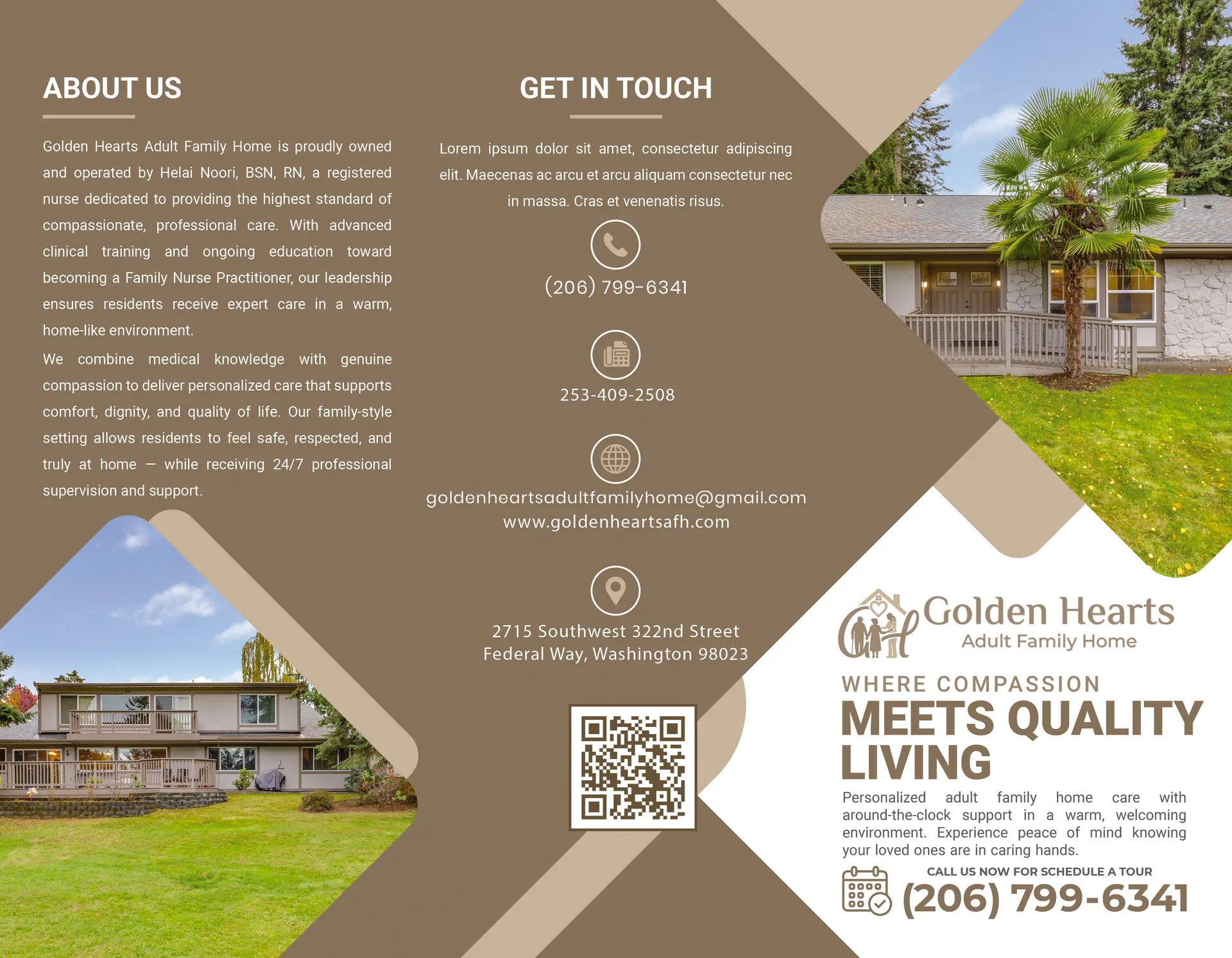 Tri-fold · outside